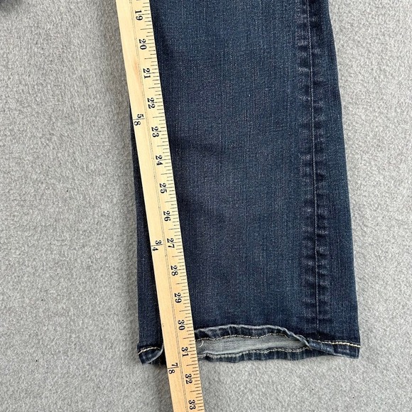BKE Payton Womens Jeans Low Rise Dark Wash Bootcut Denim 27x33.5 Thick Stitch L - Picture 5 of 11